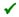 check mark